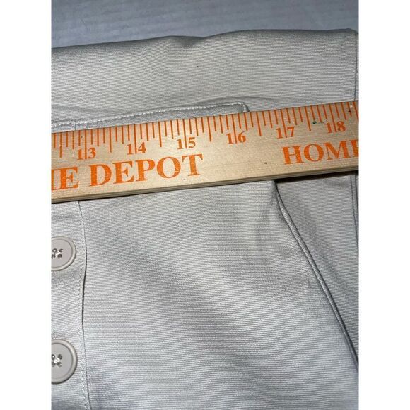 Talbots Heritage Tan Khaki Stretchy Flat Front Side Zip Pants Size 12 - Picture 9 of 12